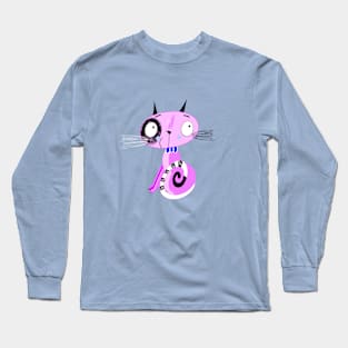 cats pink Long Sleeve T-Shirt